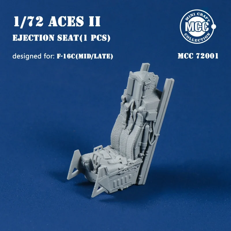 MCC72001 1:72 Mini Craft Collection Aces II Ejection Seat with Wool Pad (for F-16C Mid/Late)