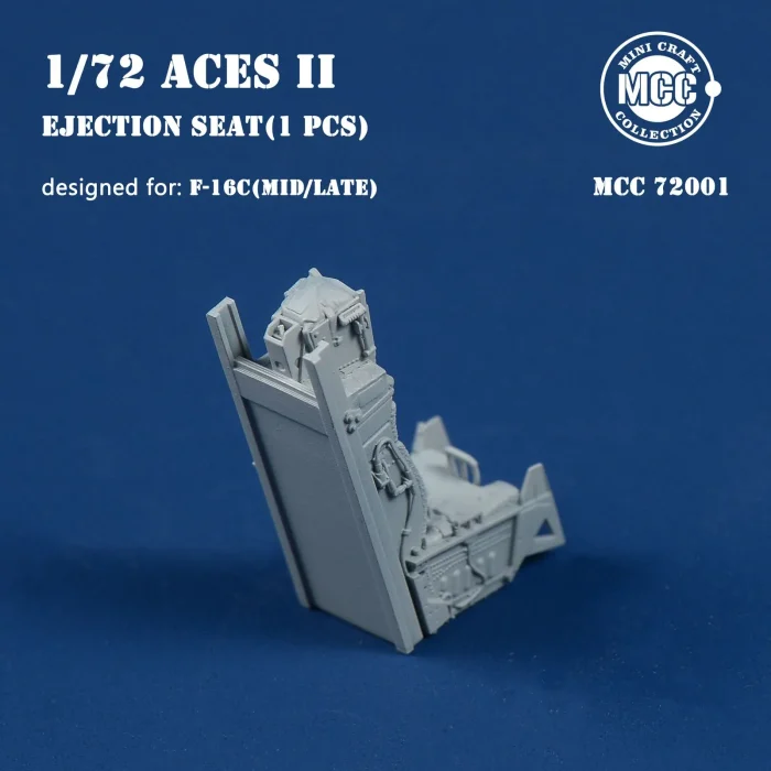 MCC72001 1:72 Mini Craft Collection Aces II Ejection Seat with Wool Pad (for F-16C Mid/Late)