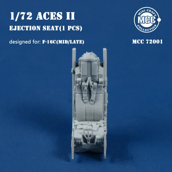 MCC72001 1:72 Mini Craft Collection Aces II Ejection Seat with Wool Pad (for F-16C Mid/Late)