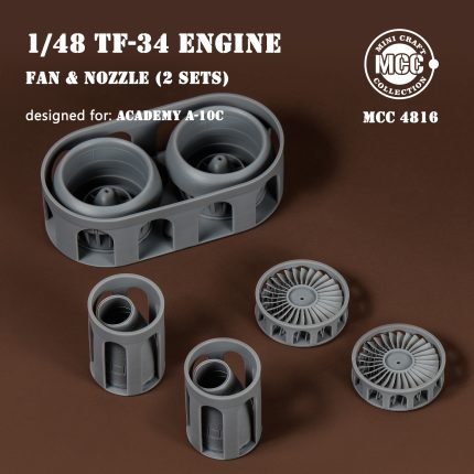MCC4816 1:48 TF-34 fan&nozzel for Academy A-10