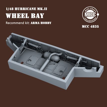 MCC4835 1:48 Hurricane wheel bay for Arma Hobby